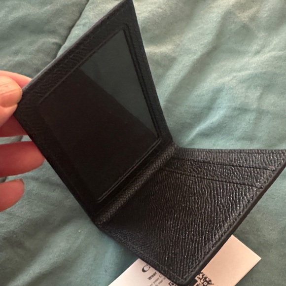 Coach black Leather wallet and card Holder - Picture 3 of 13